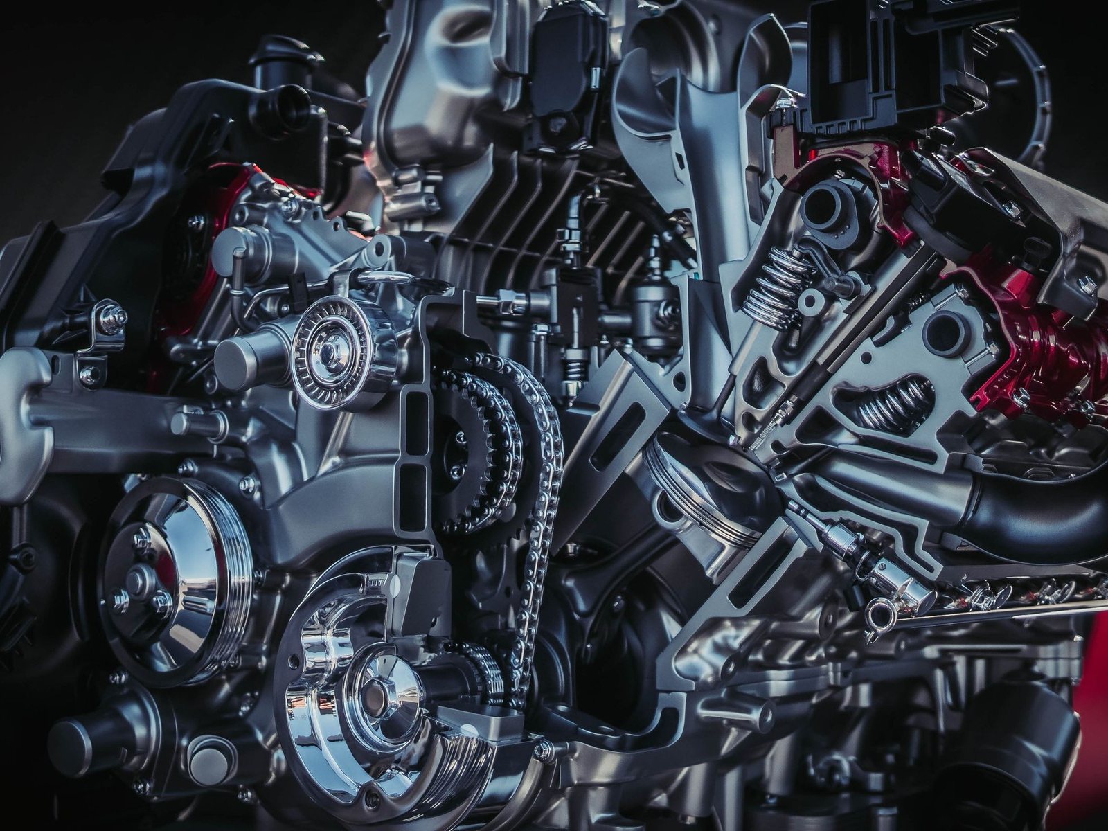 Automotive engine detail (representative image)