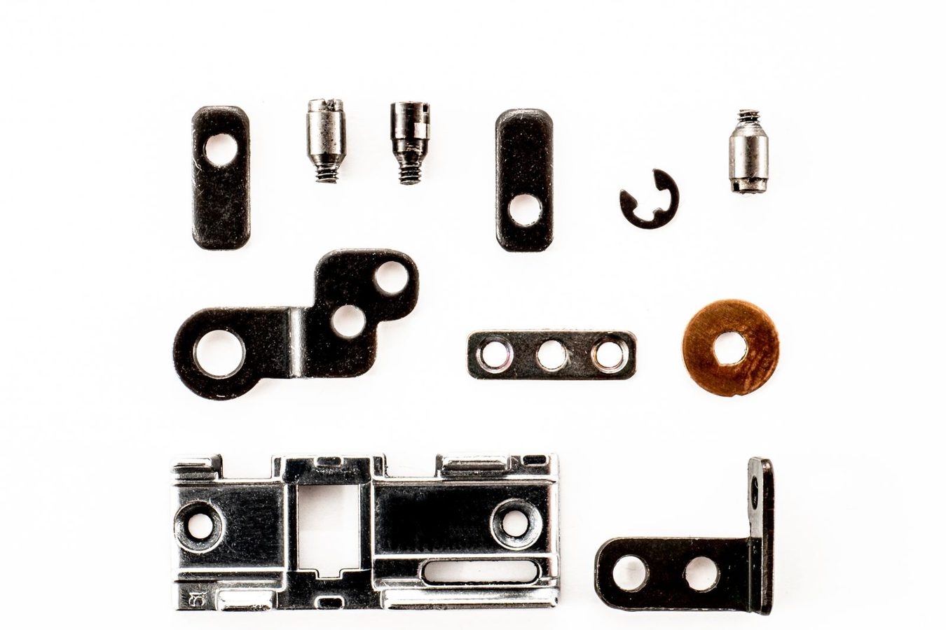 Representative image: generic small metal brackets and fittings